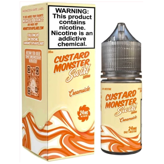 Custard Monster Swirl Creamsicle 30ml Salt
