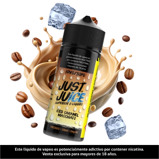 JUST JUICE Ice Caramel Macchiato 120ml 3mg
