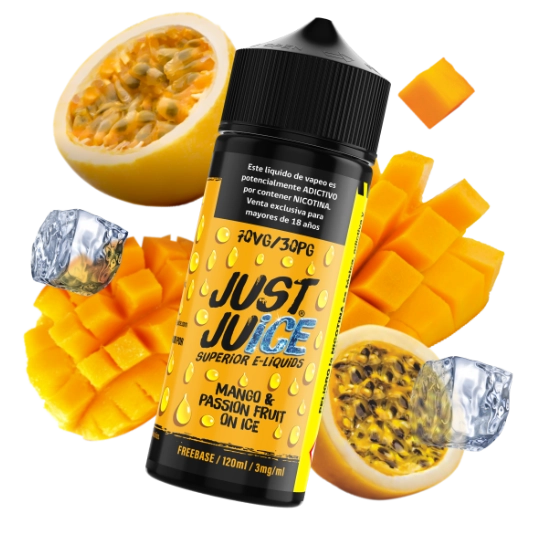 JUST JUICE Mango Passion Fruit on Ice 120ml 3mg