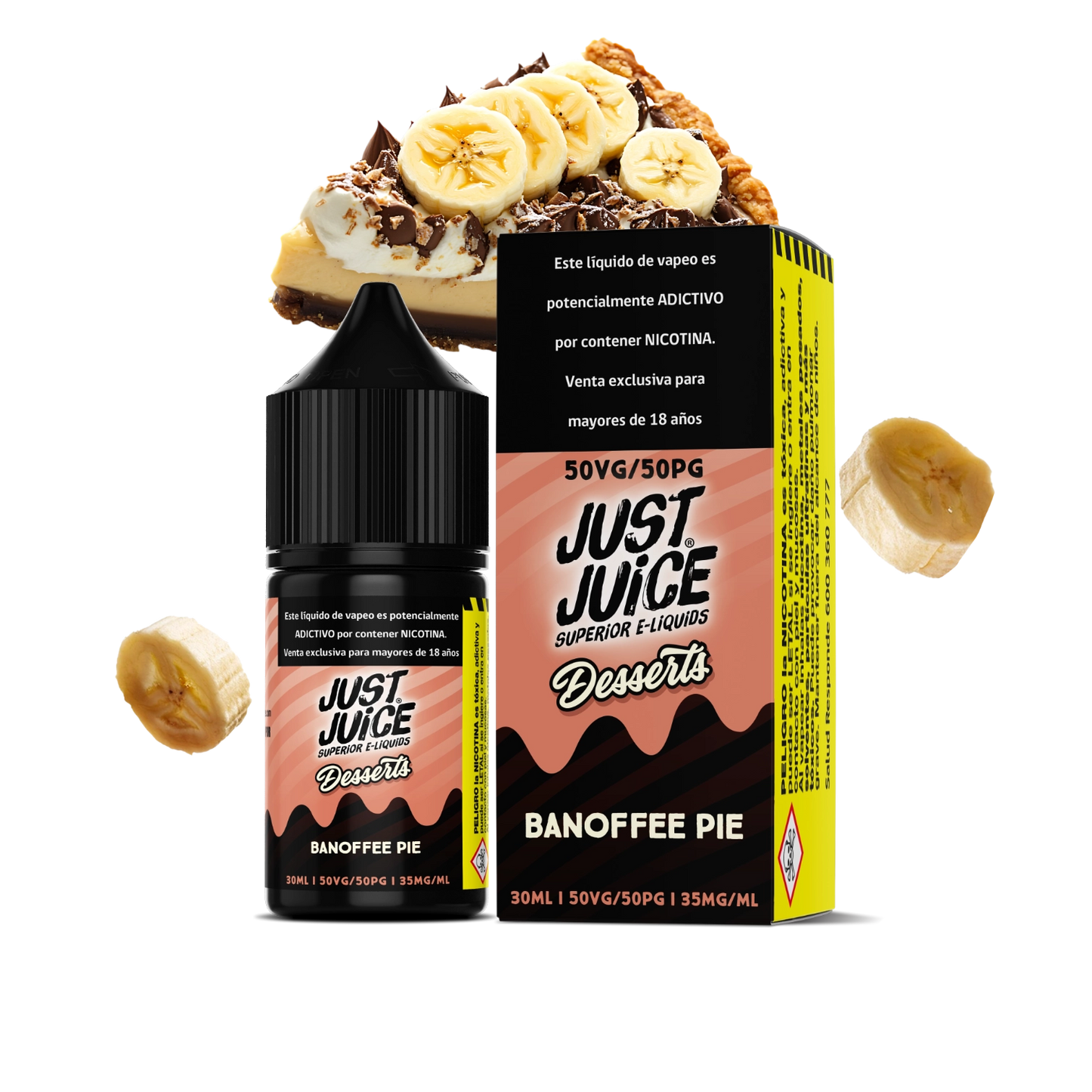 JUST JUICE SALT NIC Banoffee Pie 30ml 35mg