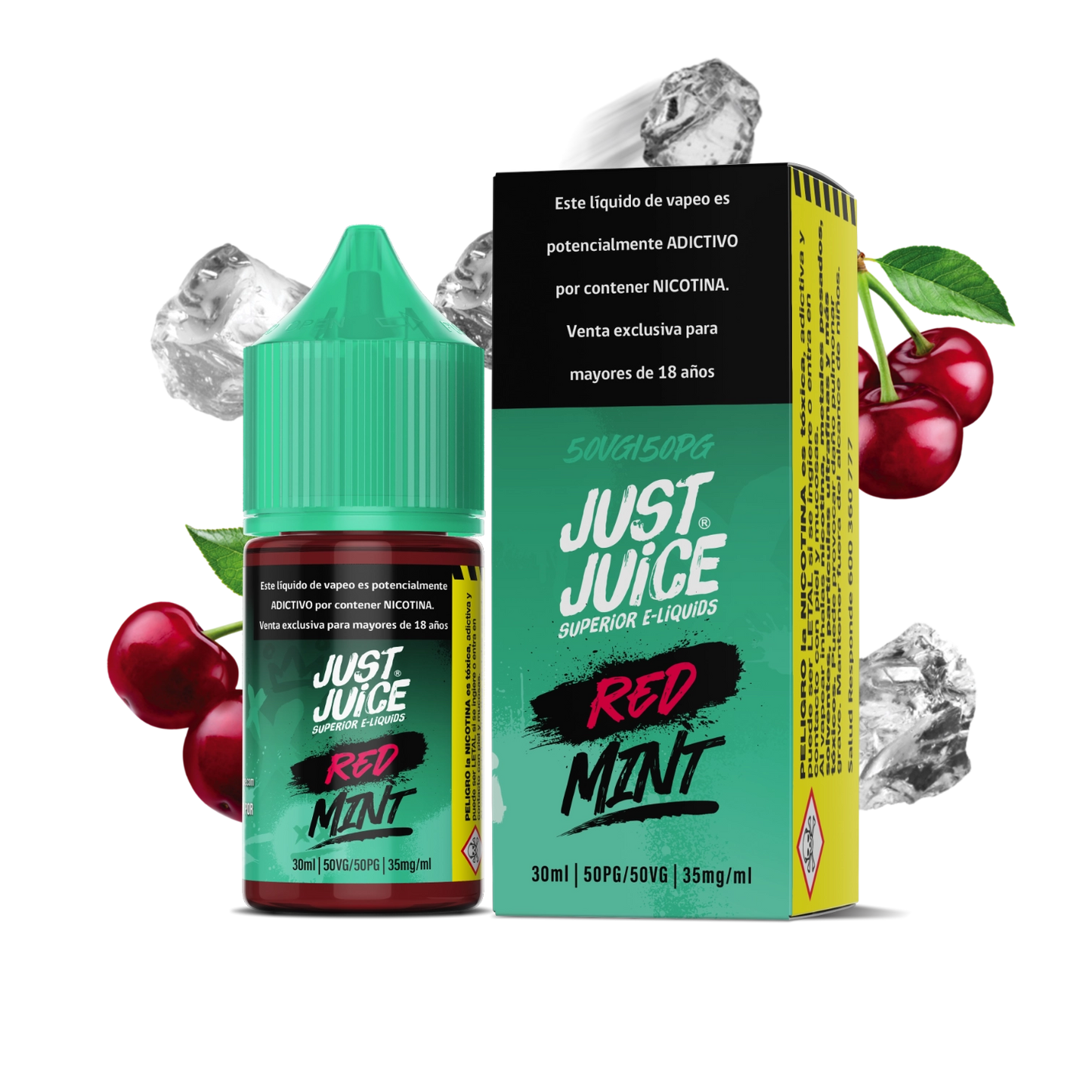 JUST JUICE SALT NIC Red Mint 30ml 35mg