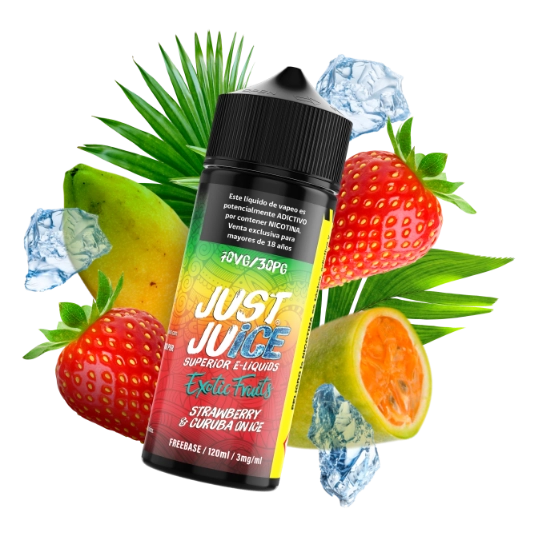 JUST JUICE Strawberry Curuba on Ice 120ml 3mg