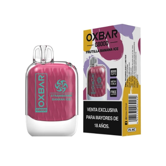 Oxbar G8000 Strawberry Banana Ice