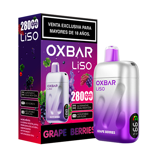 Oxbar Liso 28.000 puffs Grape Berries