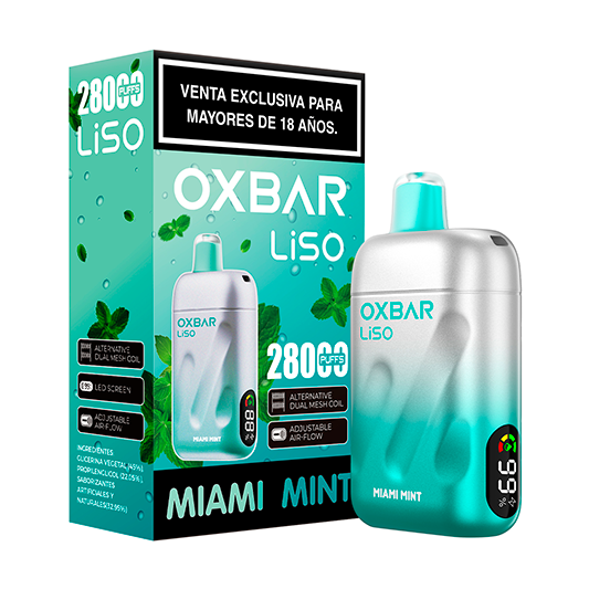 Oxbar Liso 28.000 puffs Miami Mint
