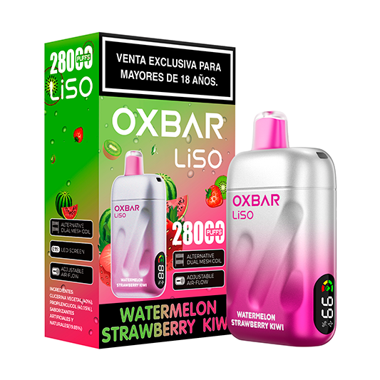Oxbar Liso 28.000 puffs Watermelon Strawberry Kiwi
