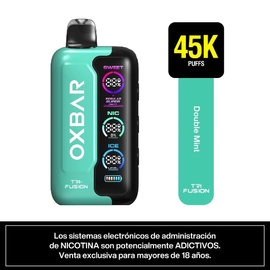 Oxbar TRIFUSION Double Mint 45k puffs