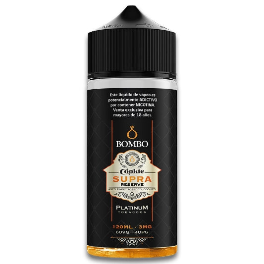 Bombo Platinum Tobaccos Cookie Supra Reserve 120ml 3mg