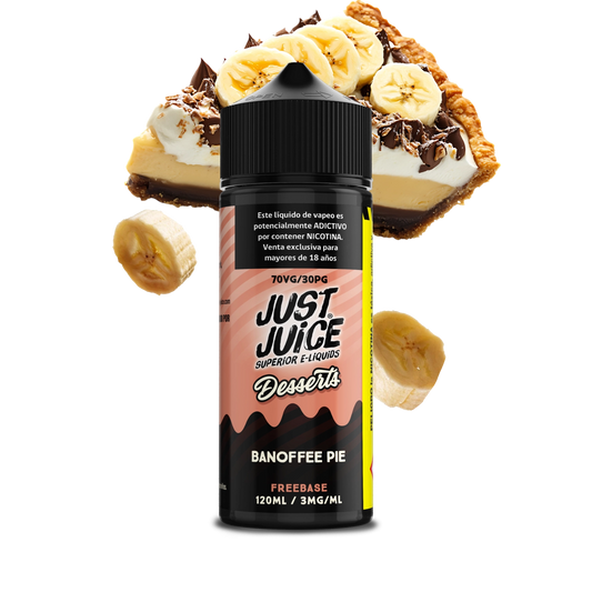 JUST JUICE Banoffee Pie 120ml 3mg