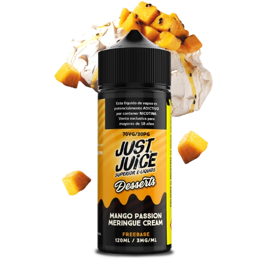 JUST JUICE MANGO PASSION MERINGUE CREAM 120ml 3mg