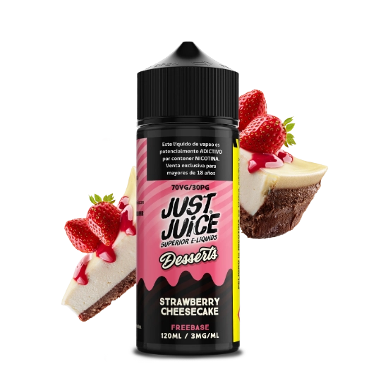 JUST JUICE STRAWBERRY CHEESECAKE 120ml 3mg