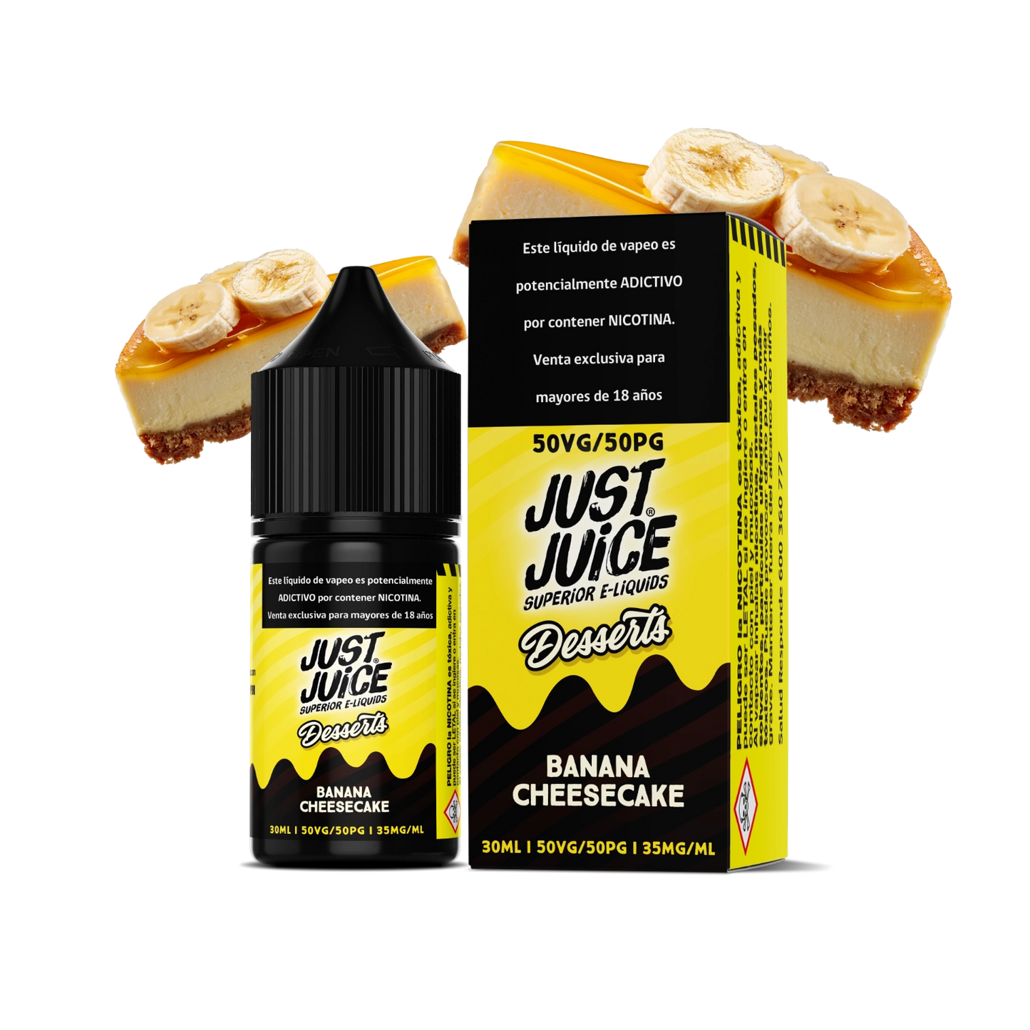 JUST JUICE SALT NIC Banana Cheesecake 30ml 35mg