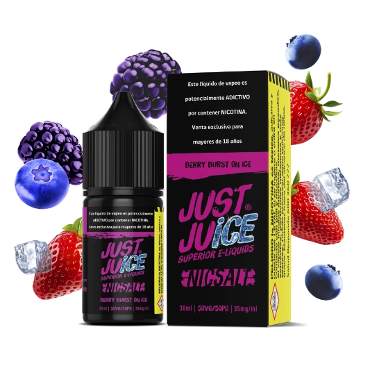 JUST JUICE SALTNIC BERRY BURST SUPER ICE 30ml 35mg