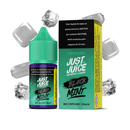JUST JUICE SALT NIC Black Mint 30ml 35mg