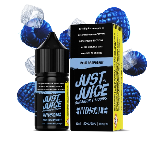 JUST JUICE SALT NIC Blue Raspberry Super Ice 30ml 35mg