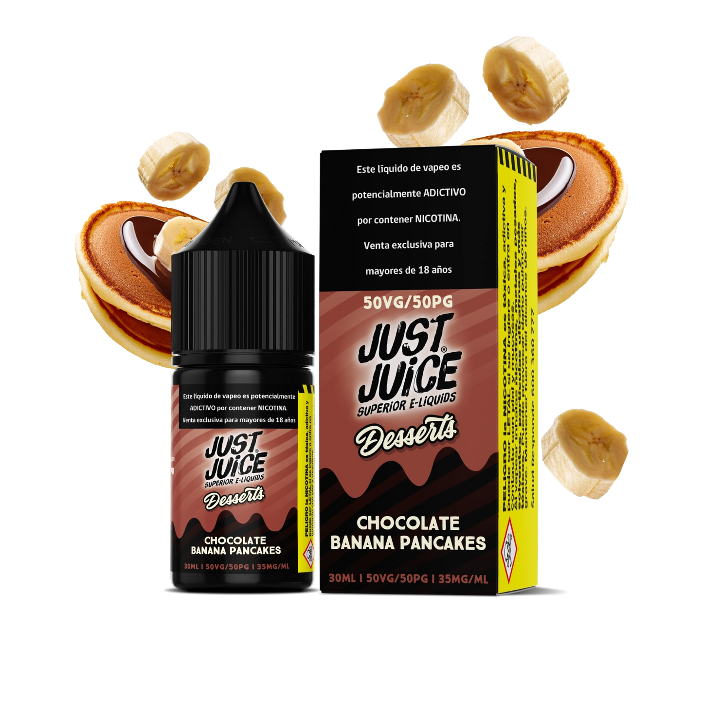 JUST JUICE SALT NIC Chocolate Banana Pancake 30ml 35mg