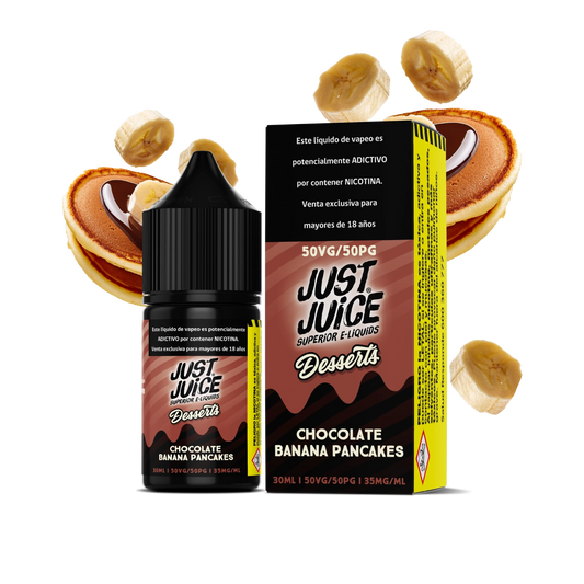 JUST JUICE SALT NIC Chocolate Banana Pancake 30ml 35mg