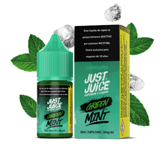 JUST JUICE SALT NIC Green Mint 30ml 35mg