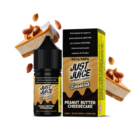 JUST JUICE SALT NIC Peanut Butter Cheesecake 30ml 35mg