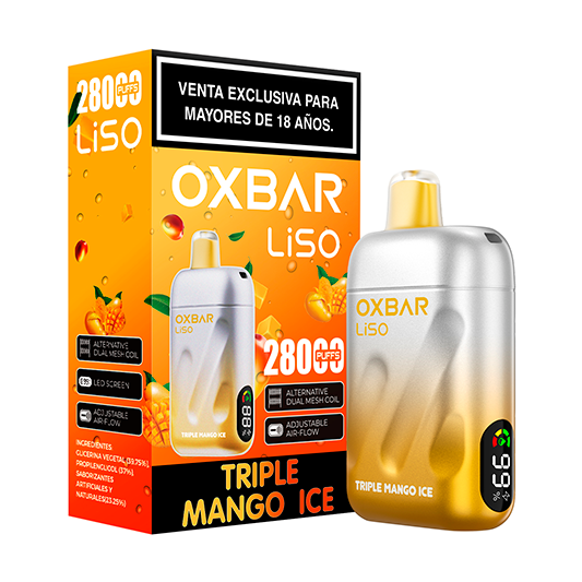 Oxbar Liso 28.000 puffs Triple Mango Ice