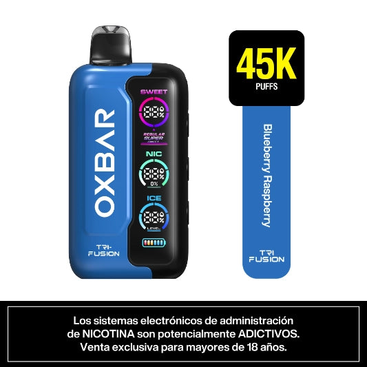 Oxbar TRIFUSION Blueberry Raspberry 45k puffs