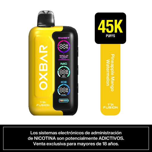 Oxbar TRIFUSION Pineapple Mango Watermelon 45k puffs