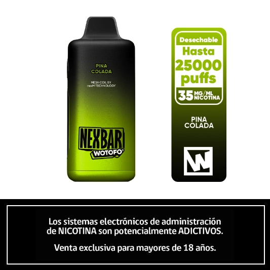 Wotofo Nexbar 25k Piña Colada Desechable